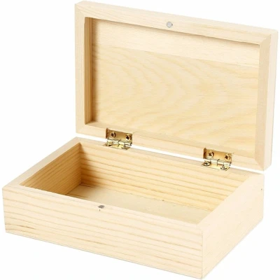 Afbeelding van 3x Houten sieraden/opslag doosjes 14 x 9 5 cm