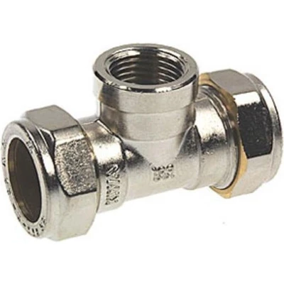 Afbeelding van Bonfix overgangs T koppeling 15 x 1/2&quot; bi.dr. mm knel vertind