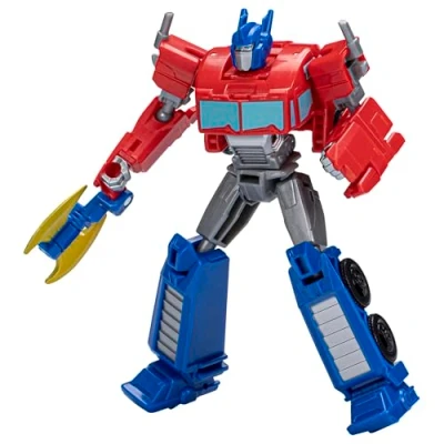 Afbeelding van Transformers speelgoed, EarthSpark Warrior Class Optimus Prime actiefiguur,12,5 cm, robotspeelgoed voor kinderen vanaf 6 jaar