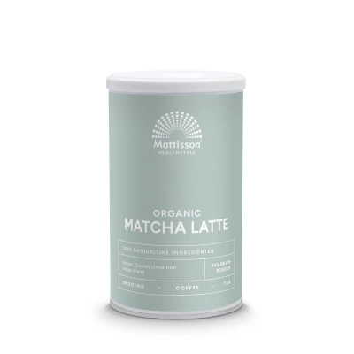 Afbeelding van Mattisson Latte matcha gember Ceylon kaneel bio 140 g
