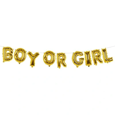 Afbeelding van Boland Folieballonslinger &#039;B O Y R G I L&#039; Multi Folieballon