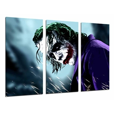 Afbeelding van Batman en de Joker, superheld, totale grootte: 97 x 62 cm, XXL, meerkleurig
