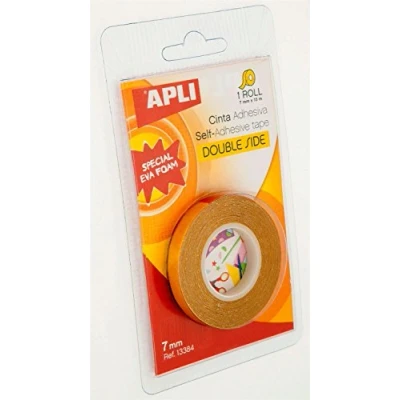 Afbeelding van Apli dubbelzijdige tape 7mm x 10m 13384