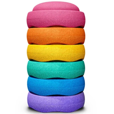 Afbeelding van Stapelstein original rainbow classic pink edition 6st