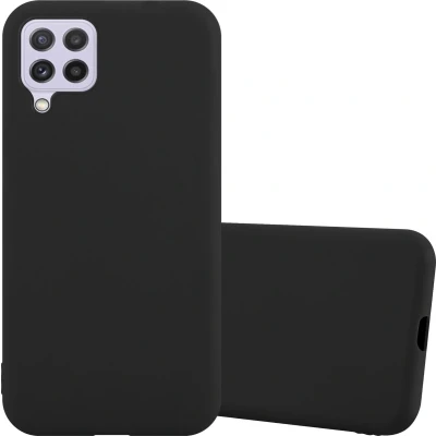 Afbeelding van Cadorabo Hoesje geschikt voor Samsung Galaxy A22 4G / M22 M32 in CANDY ZWART Beschermhoes TPU silicone Case Cover