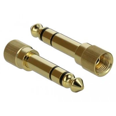 Afbeelding van Delock Adapter 6.35 mm jack plug naar 3.5 aansluiting 3 pins
