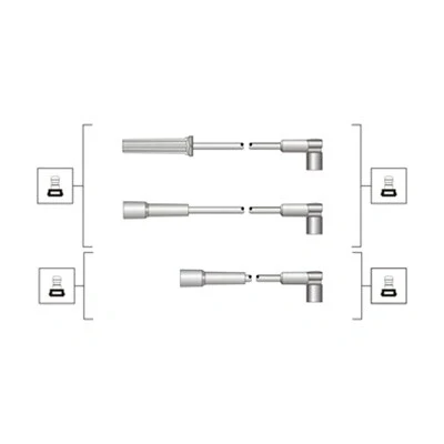 Afbeelding van MAGNETI MARELLI 941319170021 Bougiekabelset
