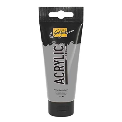 Afbeelding van Solo Goya Neutraalgrijze Acrylverf 100ml tube Hoge kwaliteit A merk