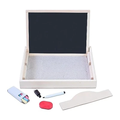 Afbeelding van Akros Montessori Zand en Magneet tafel (learning tray)