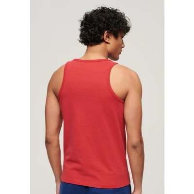 Afbeelding van Superdry Track Field Athletic Graphic Top, Heren, Maat: Medium, Ferra red marl