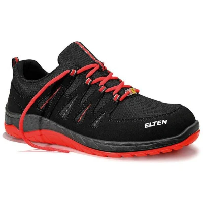 Afbeelding van ELTEN Werkschoenen MADDOX black red Low ESD S3 Unisex