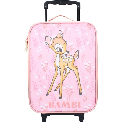 Afbeelding van Bambi Made to Roll Trolley Koffer Roze Reiskoffer