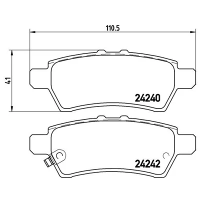 Afbeelding van Brembo Remblokset P 56 060