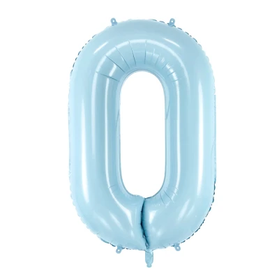 Afbeelding van Cijfer 0 (86 cm) Lichtblauw