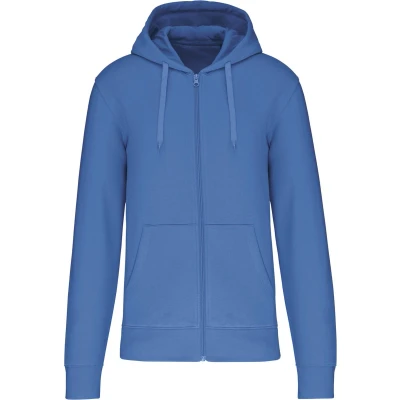 Afbeelding van Kariban Ecologische herensweater met capuchon en ritssluiting K4030 Light Royal Blue