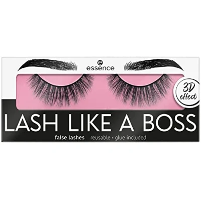 Afbeelding van Essence LASH LIKE A BOSS valse lashes, nr. 05 fearless, zwart, definiëerend, verlengend, volumegevend, langdurig, veganistisch, microplasticvrij (1 paar)