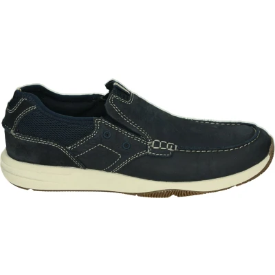 Afbeelding van Clarks Sneakers laag, Heren, Maat: 47, Navy nubuck Nubukleer