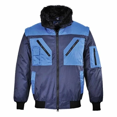 Afbeelding van Tweekleuren Pilotjack maat 4XL, Navy