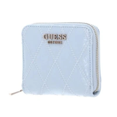Afbeelding van GUESS Adi SLG Zip Around Wallet S Sky Blue