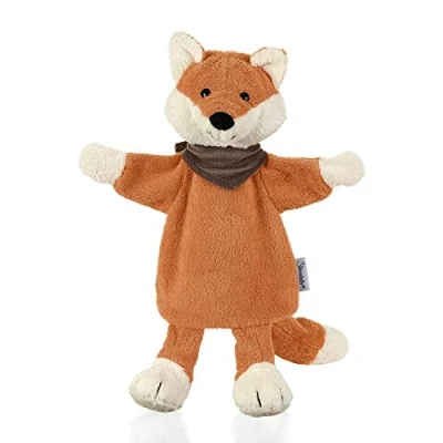 Afbeelding van Sterntaler 3622055 handpop vos, ideaal voor poppentheater en rollenspellen, 32 x 21 9 cm, roodbruin/wit
