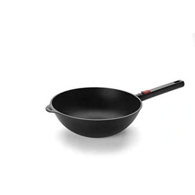 Afbeelding van Wokpan, ø 28 cm, 3.5 L, Gerecycled Aluminium, QXR Non Stick, Inductie Woll EcoLogic
