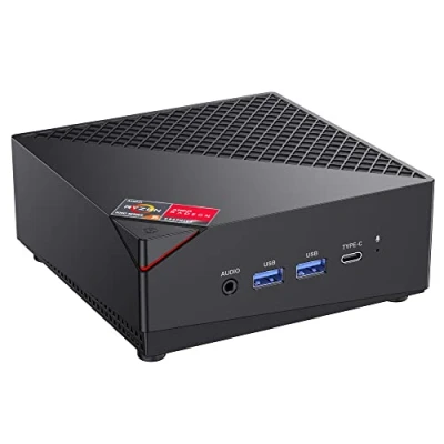 Afbeelding van ACEMAGICIAN AM06 Pro mini pc, AMD Ryzen 7 5800U (8C/16T, tot 4,4 GHz), 32 GB DDR4, 512 NVME SSD, computer met Win 11 Home, 4K Triple Display, type C, dual ethernet, wifi 6, BT 5.2