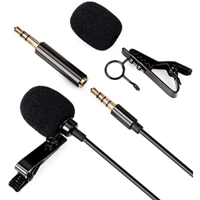 Afbeelding van Lavalier microfoon met clip Daffodil MCP100B 3,5 mm Aux Mini handsfree omnidirectionele condensator voor mobiele telefoon, pc, DSLR camera, laptop 1,5 m kabel