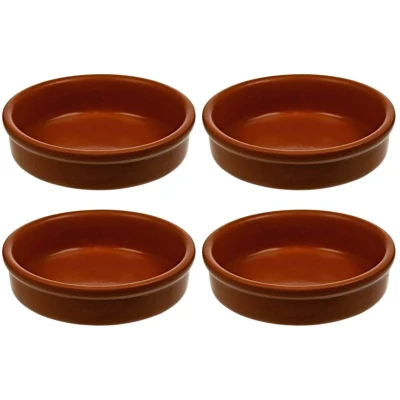 Afbeelding van Cosy &amp; Trendy Creme Brulee Schaaltjes Terracotta ø 8 cm 4 Stuks