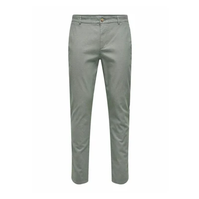 Afbeelding van Only &amp; Sons Onsmark PETE Dobby Chino, Heren, Maat: 28x30, Ultimate grey