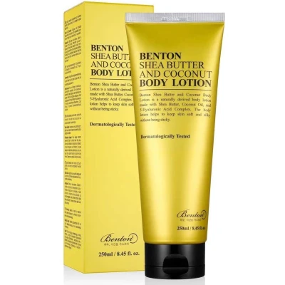 Afbeelding van Benton SHEA Butter AND Coconut BODY Lotion Hydratatie, Maat: 250 ml,