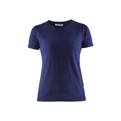Afbeelding van Blaklader Dames T shirt 3304 1029 Marineblauw XL