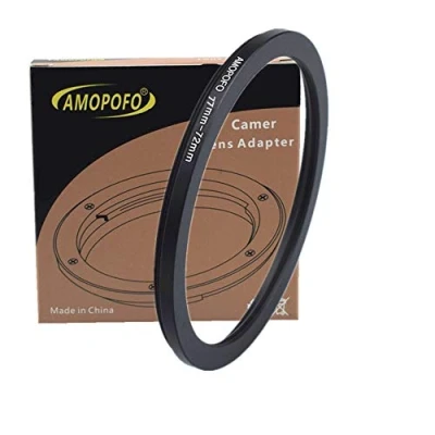 Afbeelding van 77mm 72mm step down ringen filteradapter ring, tot filter adapterring van cameralens met filterschroefdraad naar filterring
