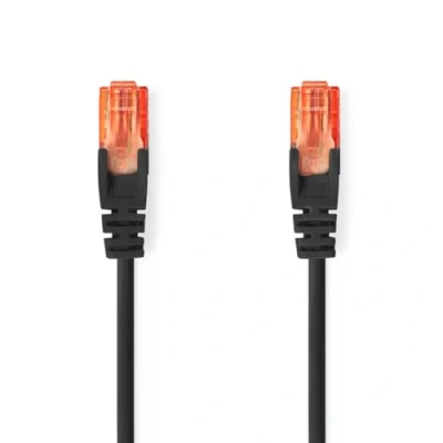 Afbeelding van CAT6 kabel RJ45 Male U/UTP 15.0 m Rond PVC Zwart Nedis