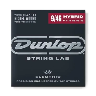 Afbeelding van Dunlop E Git.snaren de 09 46 nikkel omwonden Elektrische gitaarsnaren