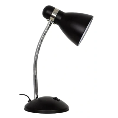 Afbeelding van BEL AIR HOME Megara Bureaulamp Flexibel, E27 Lamphouder, Ideaal voor Studie en Werk, Aan/Uit Schakelaar, Stabiele Basis Wit, Metaal