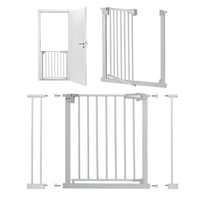 Afbeelding van Momi Paxi Grey Traphek Klemhek met Verlengdelen 75 103cm AKCE00018