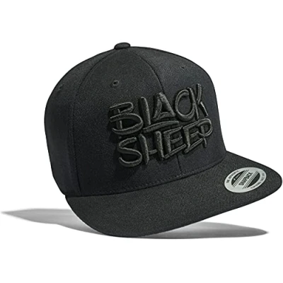 Afbeelding van Cap Flexfit Snapback : Black Sheep pet heren &amp; dames, zwart, One size