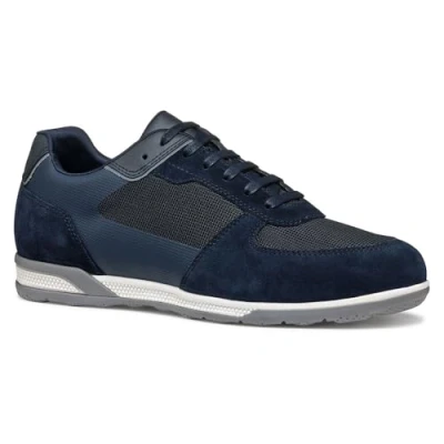 Afbeelding van Geox U Spherica Actif X3 Sneakers laag, Heren, Maat: 41, Navy Leer en textiel