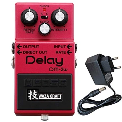 Afbeelding van Boss DM 2w Delay Waza Edition Effect apparaat + keepdrum 9V voeding