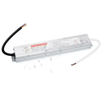 Afbeelding van KSIBNW LED transformator 12V 100W 8A voedingsadaptertransformator, waterdichte IP67 transformator, extra dunne voedingstransformator schakelende voeding voor strips AC 230V naar DC