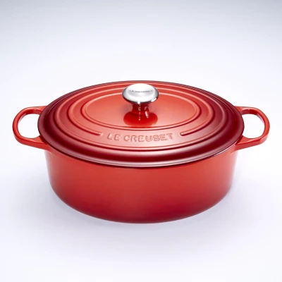 Afbeelding van Braadpan Le Creuset Signature Ovaal Kersenrood 35 cm