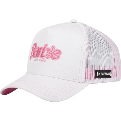 Afbeelding van Capslab Trucker Barbie Cap CL BA1 2 CT BAR9, Vrouwen, Wit, Pet, maat: One size