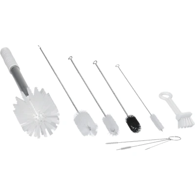 Afbeelding van Vikan Borstel Kit voor Sundea &amp; IJsmachine met 9 Borstels Wit