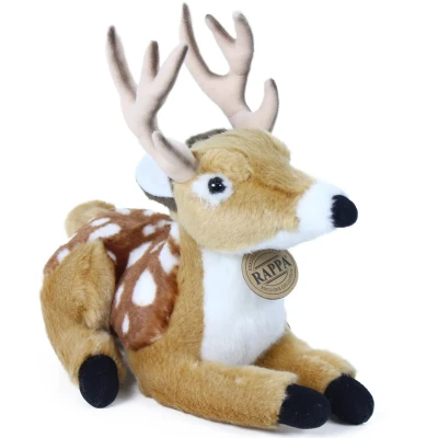 Afbeelding van Rappa knuffelhert liggend 21 cm