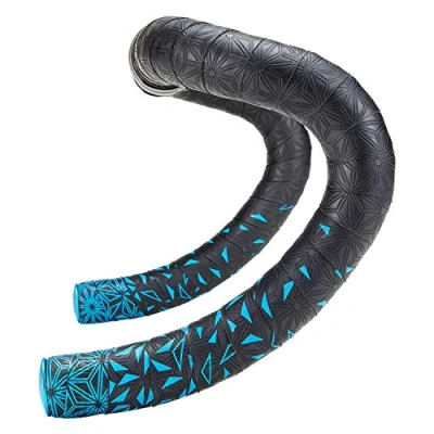 Afbeelding van Supacaz Super Sticky Kush stuurlint Star Fade neon blauw