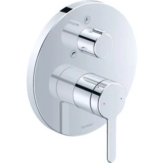 Afbeelding van Duravit c 1 afbouwdeel voor badmengkraan met omstel 17cm chroom c15210018010