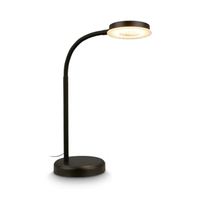 Afbeelding van BRILONER Megg LED Tafellamp bureaulamp dimbaar touchbediening warm wit licht 12W 800Lm zwart 40cm
