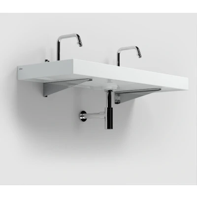 Afbeelding van Clou First kleine ophangbeugels 20x5.5cm voor RVS geborsteld
