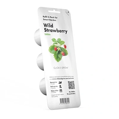 Afbeelding van Click&amp;Grow navulling wilde aarbei 3pak