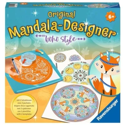 Afbeelding van Ravensburger Mandala Designer Midi 2 in 1 Boho style